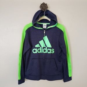 Adidas zip up hoodie sweatshirt